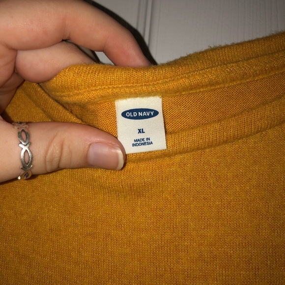 Old Navy mustard sweater - Picture 2 of 2